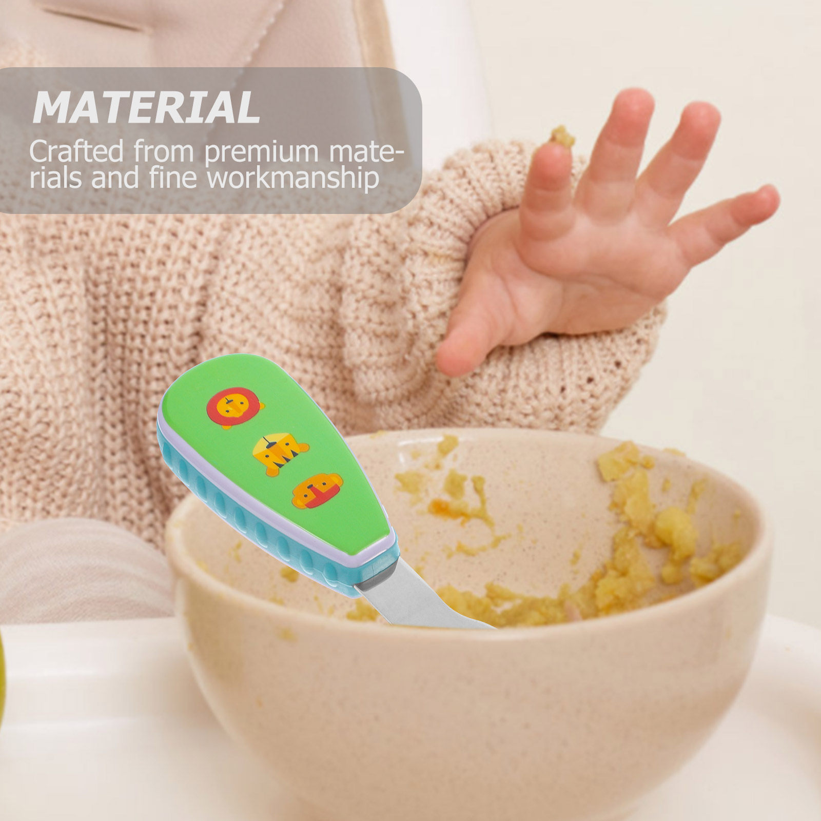 Toddler Spoons Forks Baby Uten - Kids.Outdoor Utensils 评论和价格