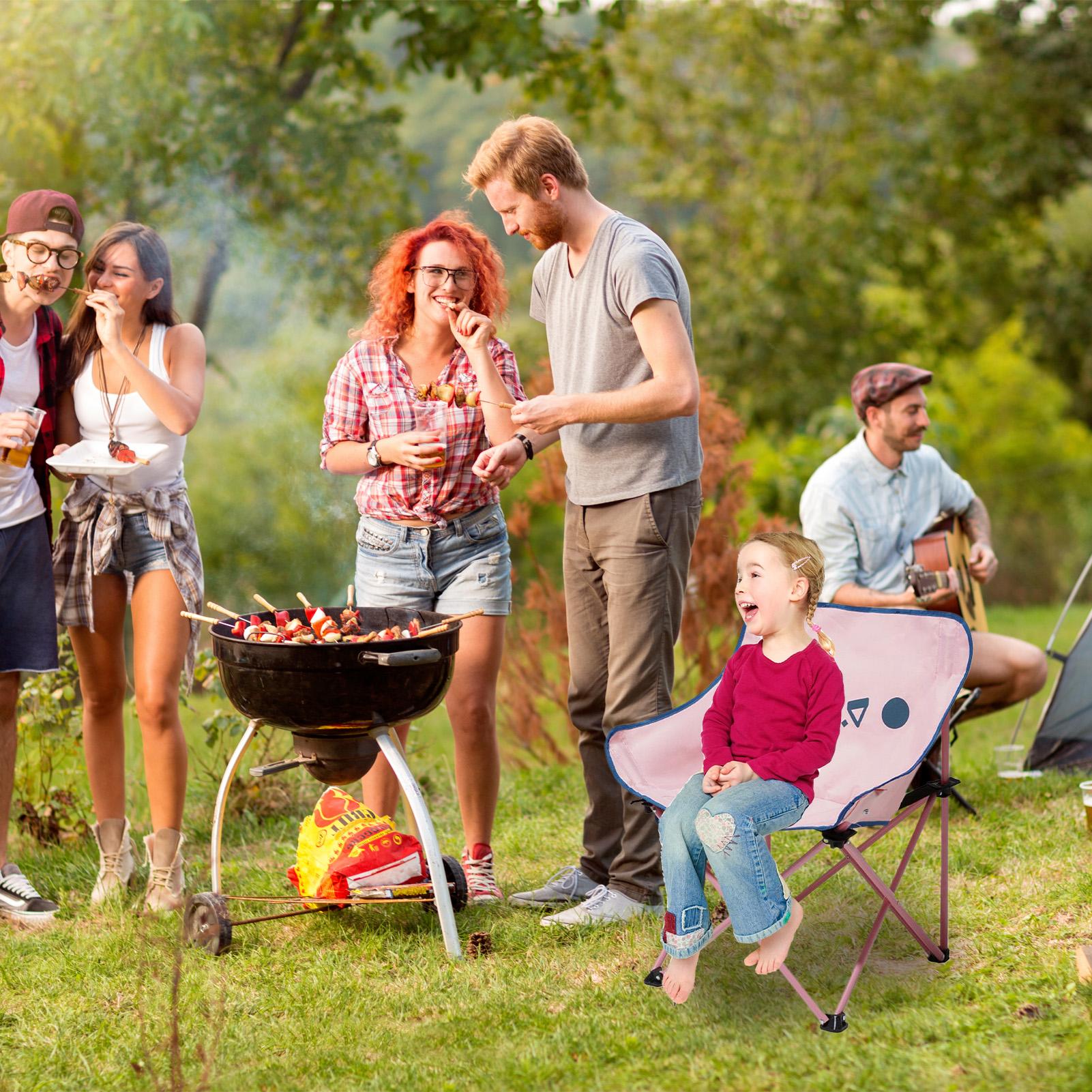 Kids Camping Chair Kids Oxford - Kids Outdoor Folding Chair 评论和价格