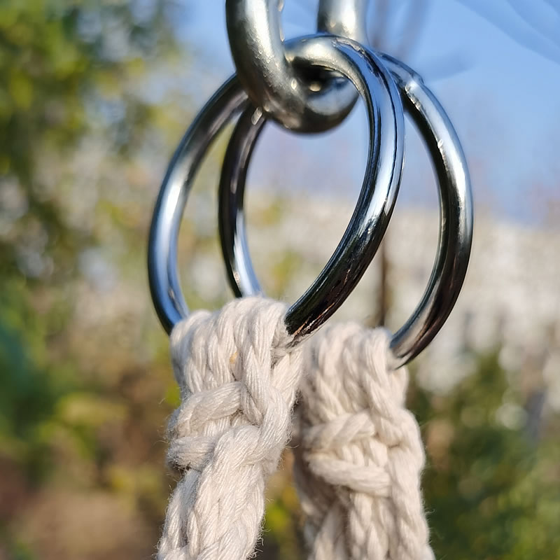 2025 Nordic Garden Handmade Kn - Kids Outdoor Hanging Chair 评论和价格
