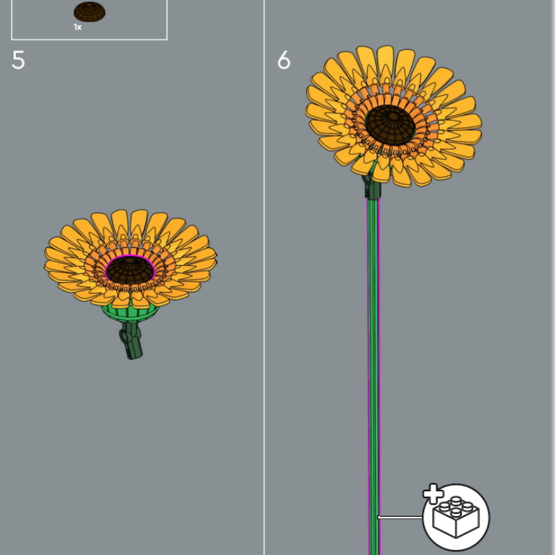 Lush Bouquet Building Blocks S - Lego Set Technic 评论和价格